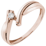 Ring Nid Précieux - Jupiter - Roze Goud 0.05 karaat - 18 karaat