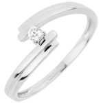 Ring Nid Précieux - Liefde voor altijd - Wit Goud - 18 karaat