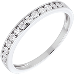 Trouwring Magic Wit Goud met Diamanten