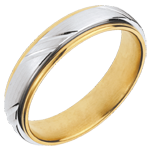 Yellow and White  Gold  Attraction Ring  Edenly jewelery