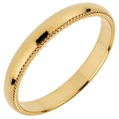 Fede nuziale - Imperatore - Oro giallo - 18 carati