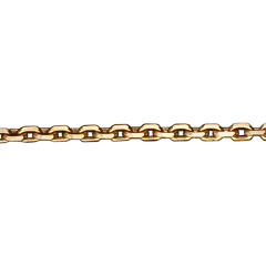 Catena a maglia ovale - Oro giallo - 9 carati - 60 cm
