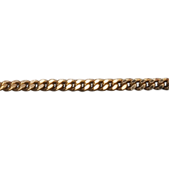 Catena a maglia barbazzale - Oro giallo - 18 carati - 50 cm
