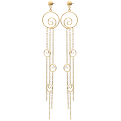 Boucles d'oreilles Matsuri - or jaune 9 carats