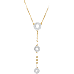 Collier Tala - or blanc et or jaune 9 carats