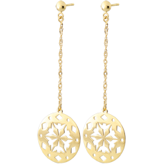 Boucles d'oreilles Makwa - or jaune 9 carats