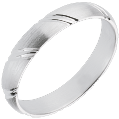 Sealed White Gold Wedding Ring