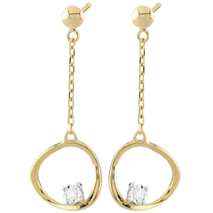 Pendientes Cosmo - oro amarillo 9 quilates