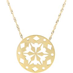 Collar Makwa - oro amarillo 9 quilates