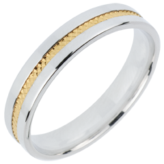 Alliance Romeo - or blanc et or jaune 18 carats