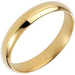 Alliance Valse or jaune 18 carats