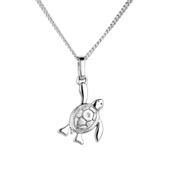 Baby turtle - small model - white gold