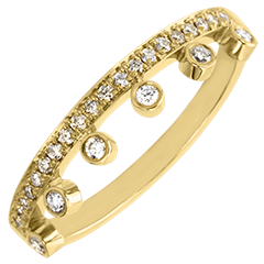Bague Abondance - Majesté - or jaune 18 carats et diamants
