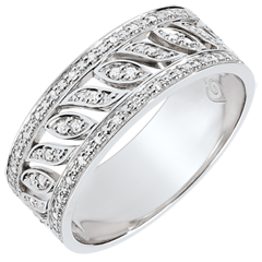 Bague Destinée - Théodora - 52 diamants - or blanc 18 carats