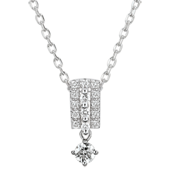 Collier Destinée - Médicis - diamants et or blanc 18 carats