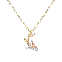 Collier Koï - Trois ors 9 carats