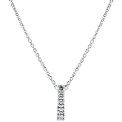 Collier Abundance - Cartridge- white gold 18 carats and diamonds