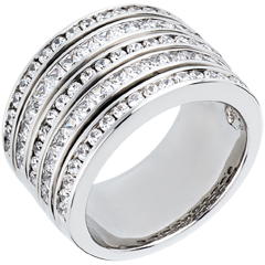 Ring Enchantment - Milky Way - white gold paved - 2.42 carat - 81 diamonds