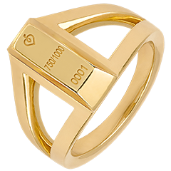 El lingote de oro de 18 quilates