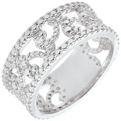 White Gold Diamond Destiny Ring - Varda