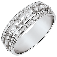 Bague Destinée - Petite Impératrice - 71 diamants - or blanc 18 carats