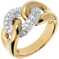 Diamantring Lien Infini in Gelbgold