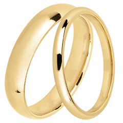 Duo Atelier Trauringe – Gelbgold 18 Karat