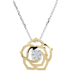 Eclosion Necklace - Rose Absolute - yellow gold - 18 carat