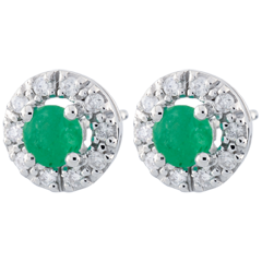 Clévia Emerald Earrings - 18 carats