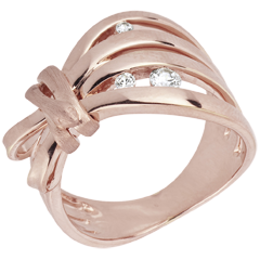 Bague Balade Imaginaire - Camouflage - or rose 18 carats