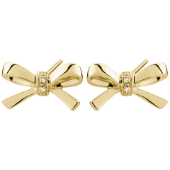 Boucles d'oreilles Noeuds Carlotta - or jaune 9 carats