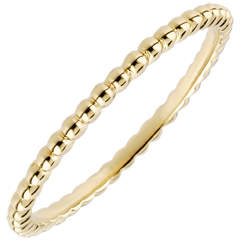 Anillo Flor de Sal - oro amarillo 9 quilates