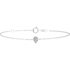 Bracelet Fraîcheur - Alphée - or blanc 18 carats et diamants