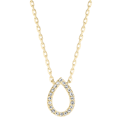 Collier Fraîcheur - Alphée - or jaune 18 carats et diamants