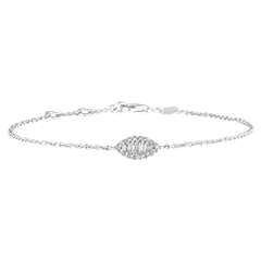 Freshness Bracelet - Rising Look - white gold 9 carats and diamonds