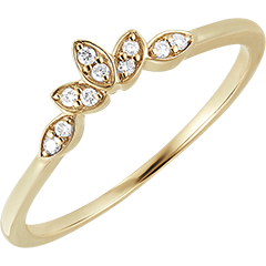 Freshness Ring - Majestic Petals - 9 carat yellow gold