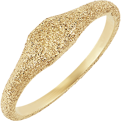 Freshness Ring - Diamanté - 9 carat yellow gold