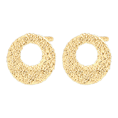 Freshness Stud Earrings - Circulus - 18 carat yellow gold