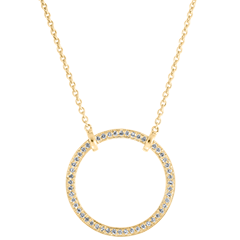 Collana Freschezza - Circe - oro giallo 9 carati e diamanti
