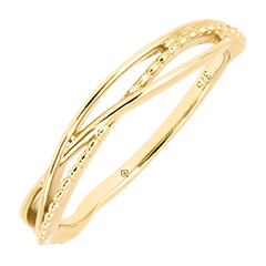 Anillo Aure – Oro amarillo de 9 quilates