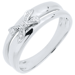 Bague Noeud Ma chérie Or blanc - or blanc 9 carats