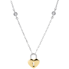 Collana Prezioso Segreto - Cuore - Oro giallo - 9 carati