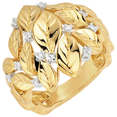Magische Tuin nr. 5 - Ring Geelgoud 18 karaat (750)