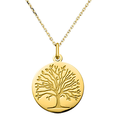 Médaille Arbre de Vie – Or Jaune 18 carats