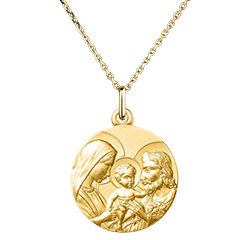Medalla Sagrada Familia – Oro Amarillo 9k