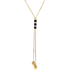 Collier Kiona - saphirs - or jaune 9 carats