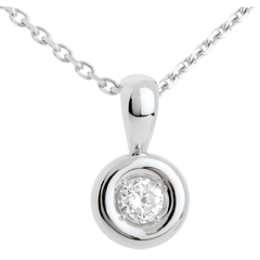 Colgante cáliz diamante campanita - 0.28 quilates