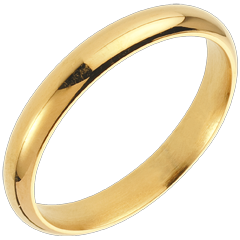 Fede nuziale Valzer - Oro giallo - 18 carati