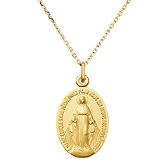 Médaille Miraculeuse – Or Jaune 9 carats