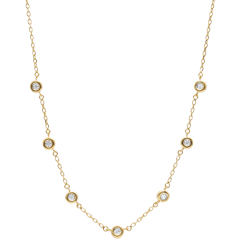 Collier diamant Caliste - or jaune 9 carats